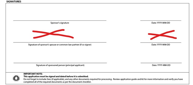 Application to Sponsor, Sponsorship Agreement and Undertaking Page 7: Signatures