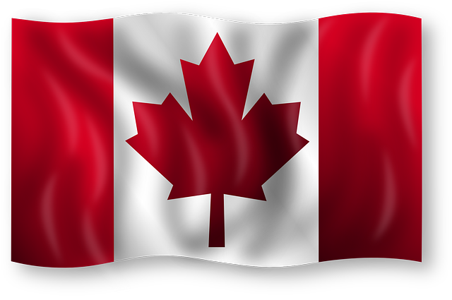 Flag of Canada via https://pixabay.com/en/canada-flag-canadian-country-159585/