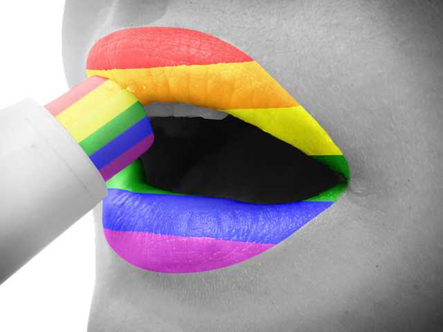 Rainbow lips