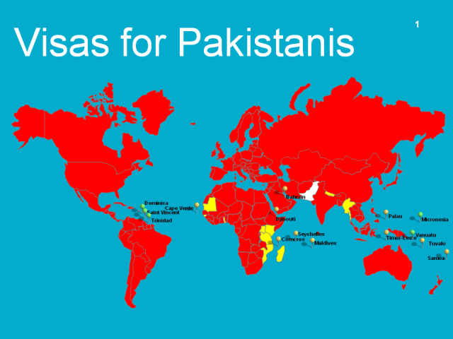 Visas for Pakistanis