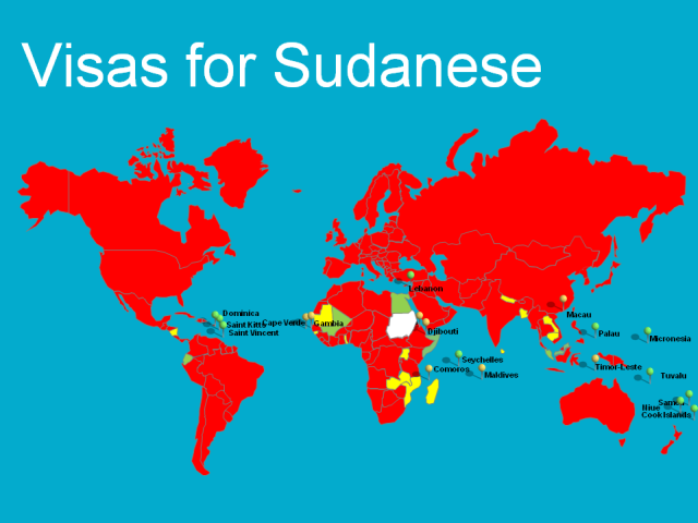 Visas for Sudanese