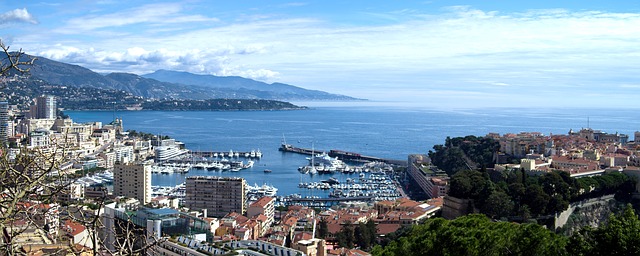 Monaco via https://pixabay.com/en/monaco-mediterranean-the-scenery-740674/