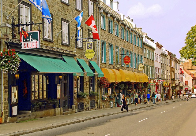 Lower Quebec via https://pixabay.com/en/canada-quebec-old-quebec-lower-town-1092352/