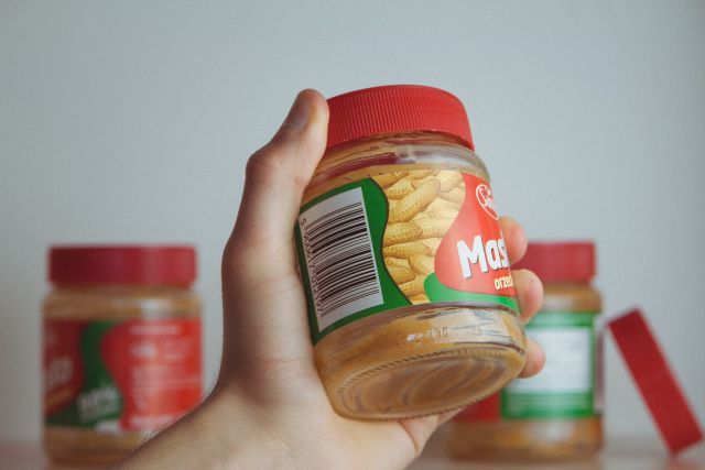 Peanut Butter via https://www.pexels.com/photo/empty-food-peanut-peanut-butter-82243/