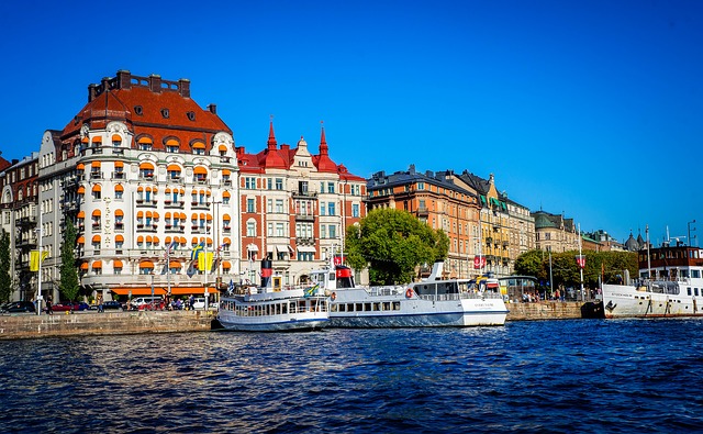 Stockholm via https://pixabay.com/en/stockholm-sweden-architecture-city-438231/