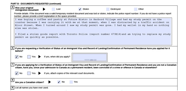 Completed VOS Application part 4