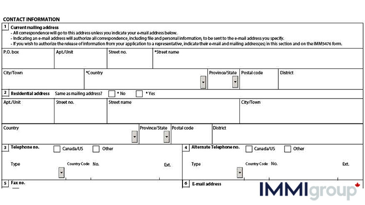 IMM 0008 contact information