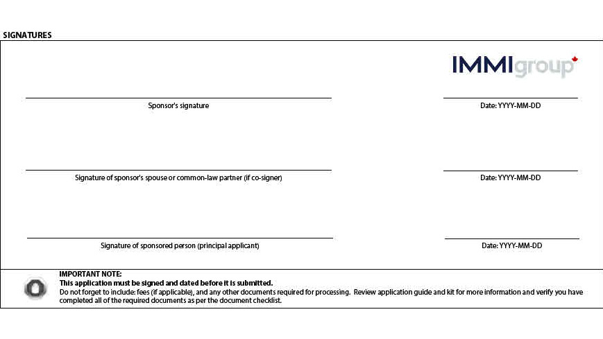 IMM 1344 signatures