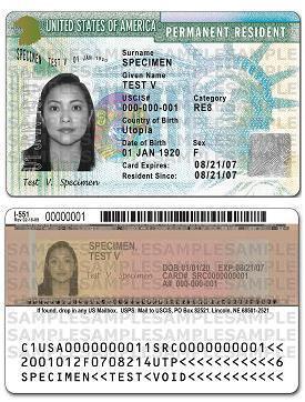 pr card green card