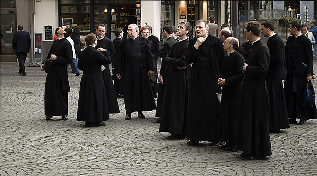 Priests on Holiday by Daan M