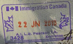 Canadian Passport Stamp [Public Domain]