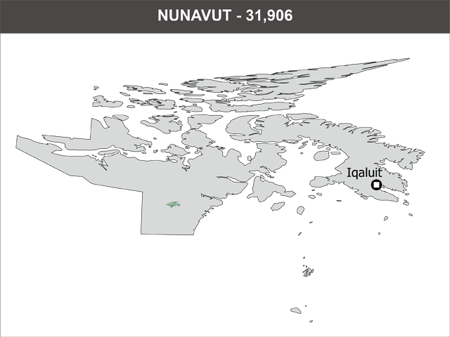 Population of Nunavut