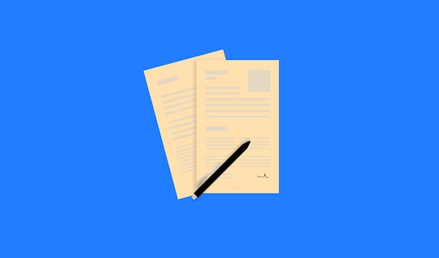 Paper Application https://pixabay.com/vectors/application-job-work-workplace-2076445/