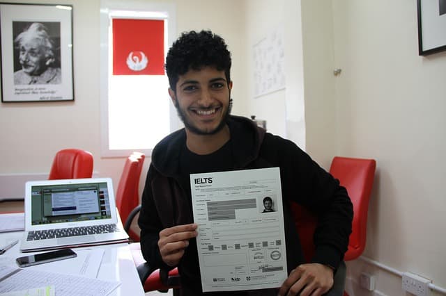 IELTS Results via https://pixabay.com/photos/ielts-english-language-pass-happy-1705198/