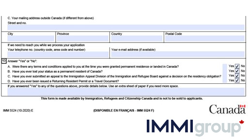 travel document application checklist