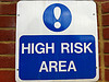 High Risk Area by https://www.flickr.com/photos/howardlake/