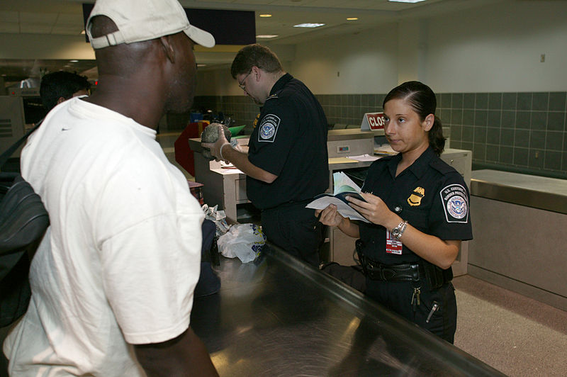 US visa border control