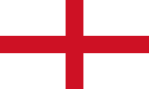"Flag of England" by unknown(Vector graphics by Nicholas Shanks) - Own work. Licensed under Public domain via Wikimedia Commons - https://commons.wikimedia.org/wiki/File:Flag_of_England.svg#mediaviewer/File:Flag_of_England.svg