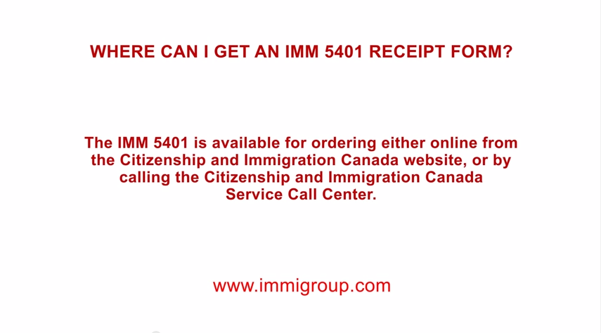 How to fill out the IMM 5401