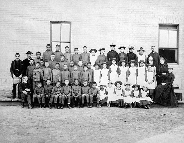 Residential School See page for author [Public domain or Public domain], via Wikimedia Commons
