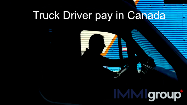 truck driver in his cab